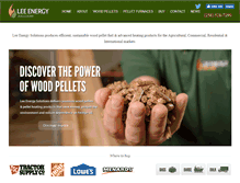 Tablet Screenshot of leeenergysolutions.com